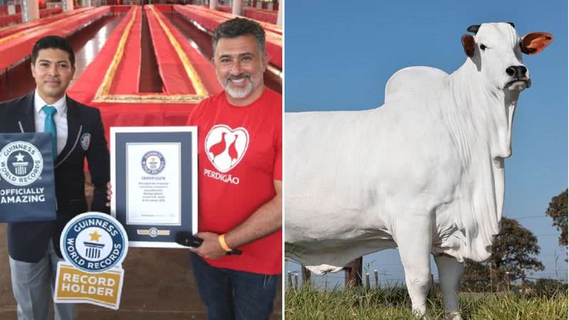 Sanduíche de metro e vaca quebraram recordes do Guinness em 2023 - Guinness World Records e Casa Branca Agropastoril