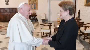 Encontro entre Papa Francisco e Dilma Rousseff - Vaticano