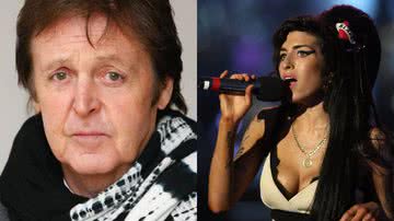 Paul McCartney e Amy Winehouse - Getty Images