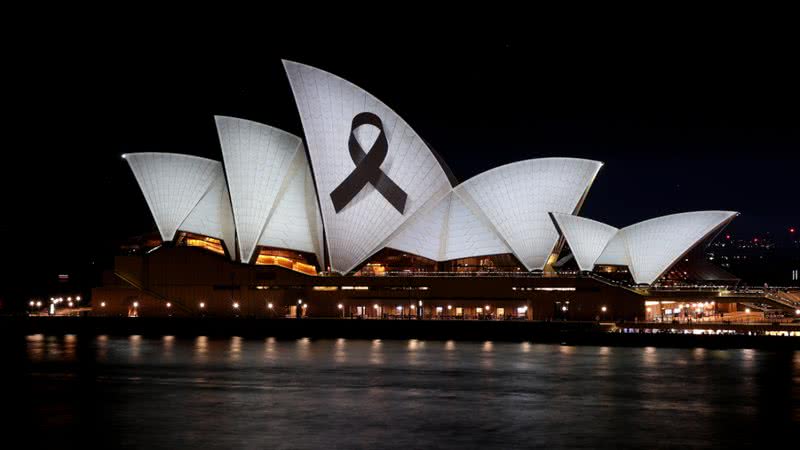 Opera House, em Sydney, nesta segunda-feira, 15 - Getty Images