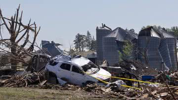 Greenfield após passagem de tornado - Getty Images
