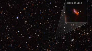 Imagem capturada pelo telescópio espacial James Webb - Divulgação/Nasa