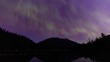 Aurora Boreal visível na América do Norte - Getty Images
