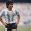 O jogador Diego Maradona