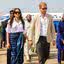 Meghan Markle e o príncipe Harry em sua viagem à Nigéria
