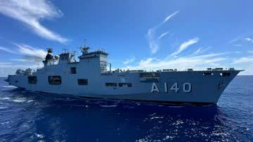 Navio considerado o maior da América Latina - Divulgação / Marinha do Brasil