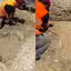 Fotografias tiradas em meio às escavações em Durrês, na Albânia