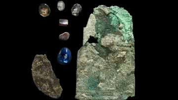 Vestígios do relicário de São Swithun - Reprodução / Museu Arqueológico / UiS