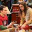Os personagens Sheldon e Amy em 'The Big Bang Theory'