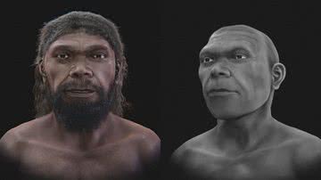 Reconstrução facial em 3D do Homo sapiens mais antigo conhecido - Divulgação/Cícero Moraes