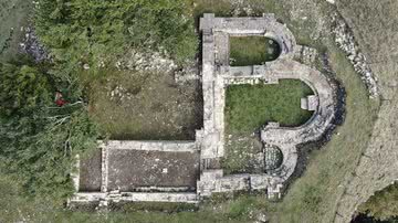 Antigo mosteiro escavado na Espanha - Divulgação/Aranzadi