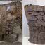 Armadura romana descoberta na Turquia antes e depois de restauração