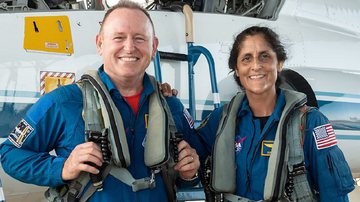Butch Wilmore e Suni Williams - Reprodução/NASA