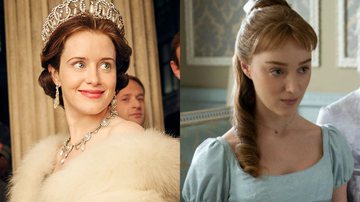 Personagens de The Crown e Bridgerton - Divulgação/Netflix