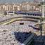 Muçulmanos durante peregrinação do Hajj