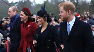 William, Kate, Meghan e Harry - Getty Images