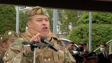 O general Juan José Zúñiga - Reprodução/Vídeo