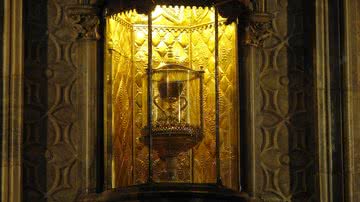 O Santo Graal em exibição na Catedral de Valência - Getty Images