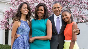 Família de Barack Obama reunida em fotografia - Getty Images