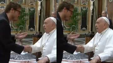 Momento entre Papa Francisco e Fábio Porchat - Reprodução/Instagram/@fabioporchat