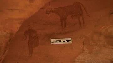 Desenhos rupestres encontrados no Saara - Reprodução / Projeto de Pesquisa Atbai