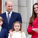 Príncipe William, Kate Middleton e seus três filhos - Getty Images
