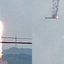 Imagens de vídeo em que é possível observar lançamento e queda de foguete chinês