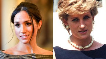 Meghan Markle e a princesa Diana - Getty Images / Parfjonov