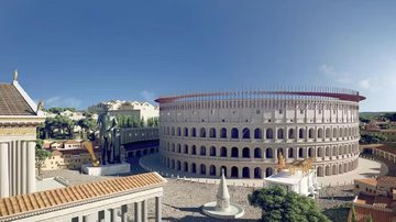 Roma Antiga reconstruída através de programas de computador - Reprodução/Instagram/@flyover_zone