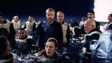 Bastidores do filme Titanic - Divulgação