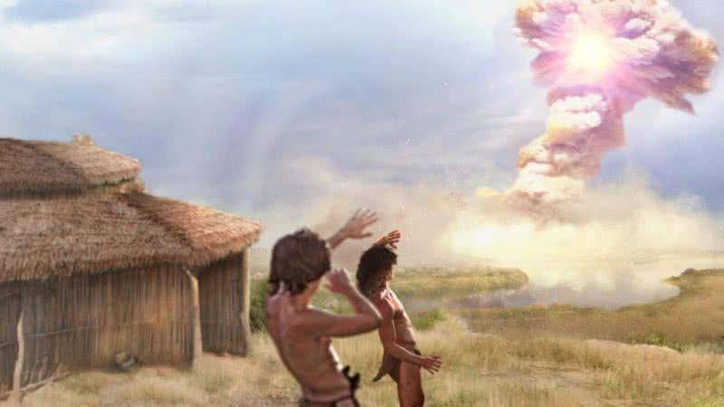 A explosão de um cometa pode ter destruído um assentamento paleolítico há 12.800 anos - Jennifer Rice/ CometResearchGroup.org