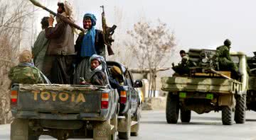 Talibã no Afeganistão no início da década de 2000 - Getty Images