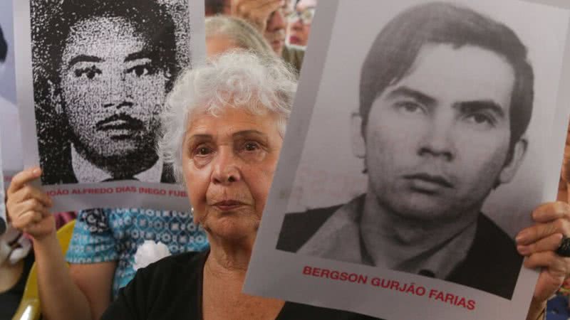 Ato contra a Ditadura Militar Brasileira, em 30 de março de 2019 - Getty Images