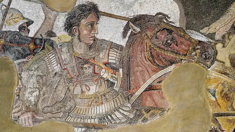 Mosaico sobre Alexandre, o Grande