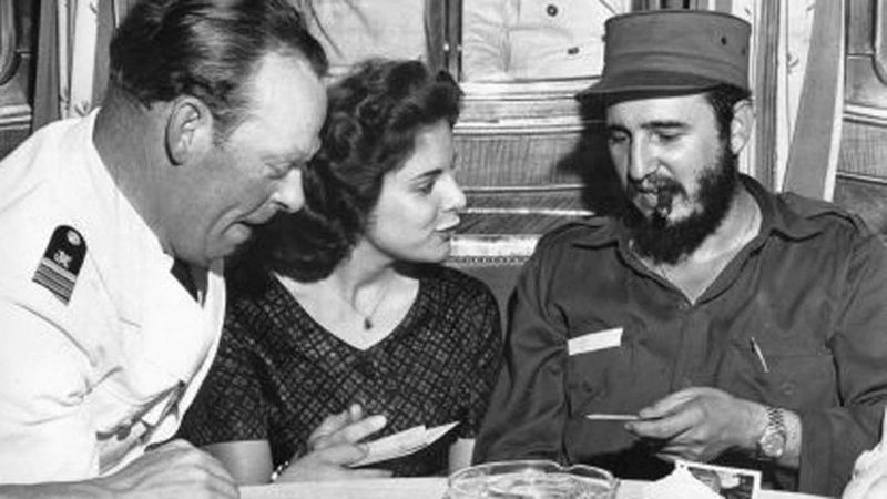 Marita Lorenz e Fidel Castro - Divulgação