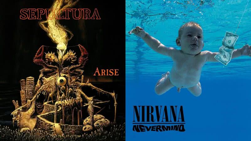 Capa dos discos Arise a Nevermind, respectivamente - Divulgação / Amazon