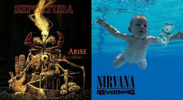 Capa dos discos Arise a Nevermind, respectivamente - Divulgação / Amazon