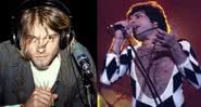 Kurt Cobain e Freddie Mercury, respectivamente - Creative Commons