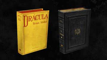 Capa das obras "Drácula - First Edition" e "Drácula - Dark Edition" (2018) - Crédito: Reprodução / Darkside
