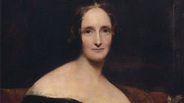 Retrato de Mary Shelley (1840) - Richard Rothwell / Domínio Público / Wikimedia Commons