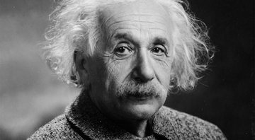 Fotografia de Oren Jack Turner, Princeton, N.J. / Domínio Público / Wikimedia Commons - Retrato de Albert Einstein