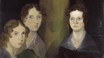 Retrato das irmãs Brontë, feito por seu irmão, Branwell Brontë - Branwell Brontë / Domíno Público / Wikimedia Commons