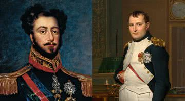 Dom Pedro I e Napoleão, respetivamente - Creative Commons