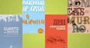 Capas das obras em oferta na Amazon - Divulgação/ Ática / Via Leitura / Record/ Nova Fronteira