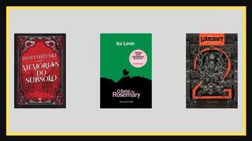 Capas dos livros de literatura e ficção. Todos disponíveis na Amazon! - Créditos: Reprodução/Amazon