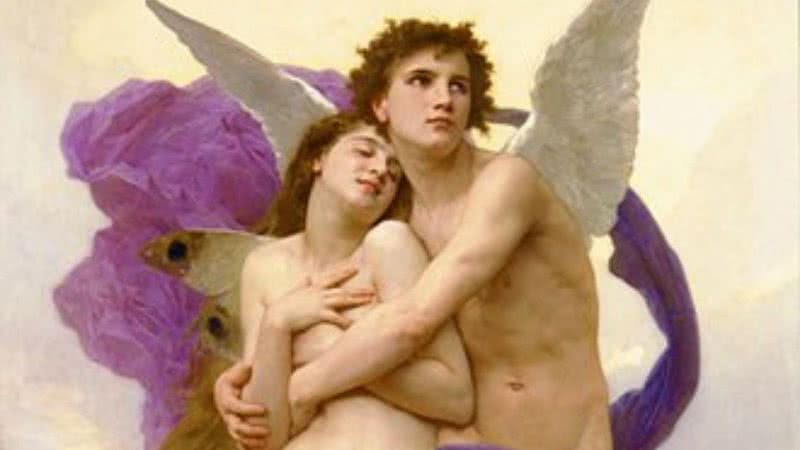 Psiquê sendo resgatada por Eros - Wikimedia Commons