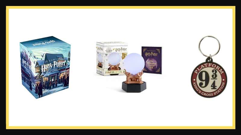 Os itens perfeitos para fãs de Harry Potter. Todos disponíveis na Amazon - Créditos: Reprodução / Amazon