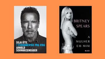 Confira obras como o novo livro de Schwarzenegger e a autobiografia de Britney Spears - Créditos: Reprodução/Amazon