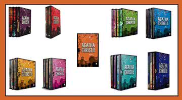 Capas das obras de Agatha Christie disponíveis na Amazon - Crédito: Reprodução / HarperCollins