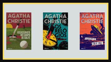 Capas das obras escritas por Agatha Christie, disponíveis na Amazon - Créditos: Reprodução / Amazon